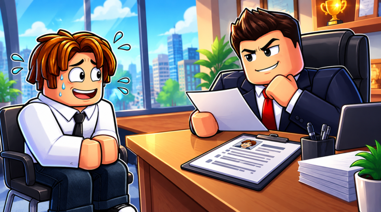 Pass the Job Interview official Roblox experience thumbnail